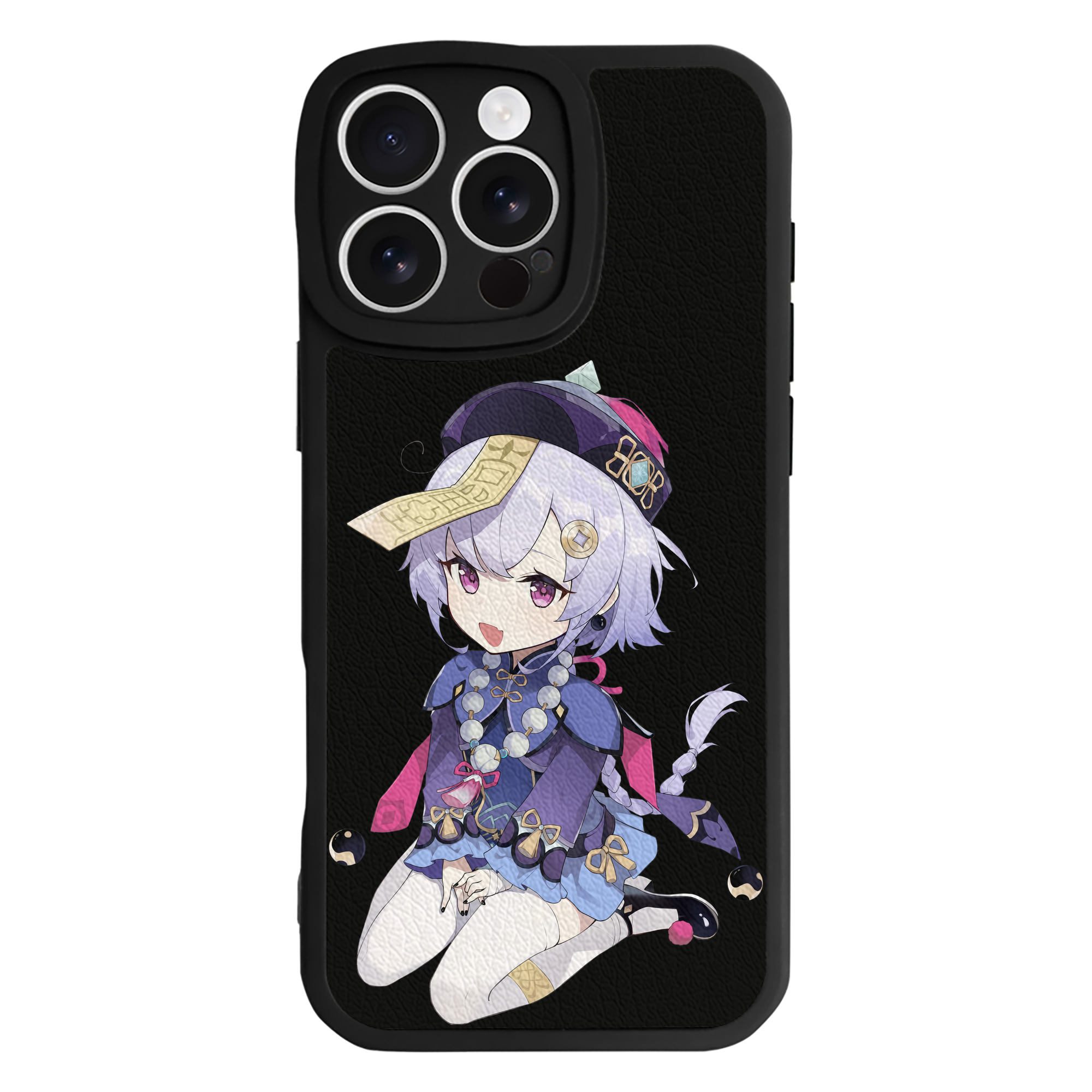 げんし神 七七 なな  genshin Nana 【iPhone 16シリーズ対応】シリコンスマホケース（レザー調） 材質：シリコン